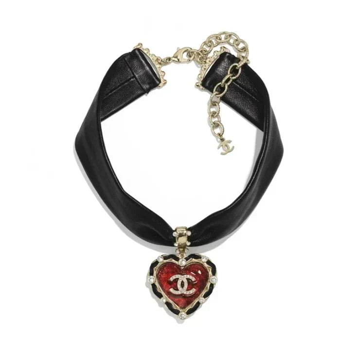 Chanel 2021 Leather Choker Necklace