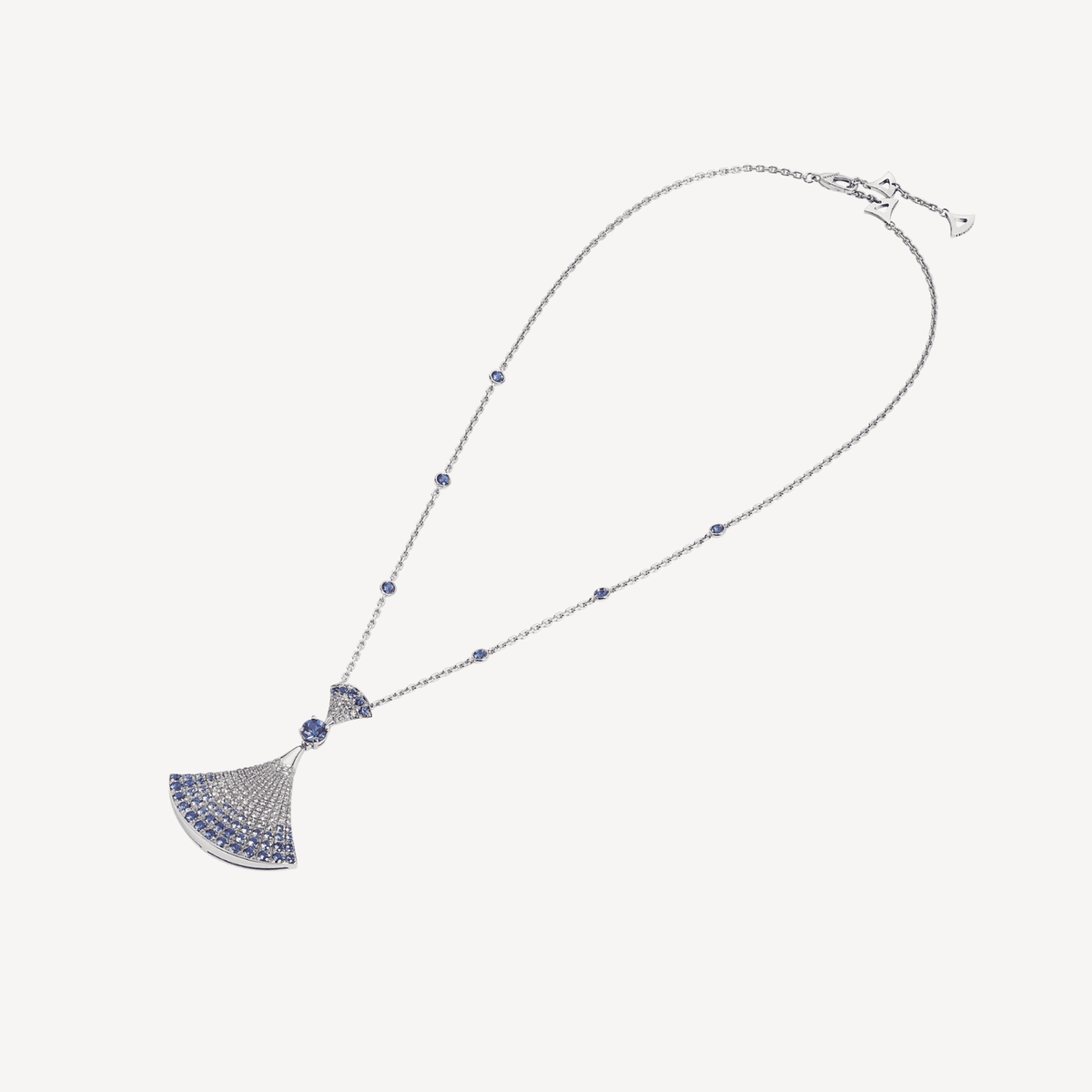 Bvlgari DIVAS' DREAM Blue Moissanite Necklace - 18K Gold
