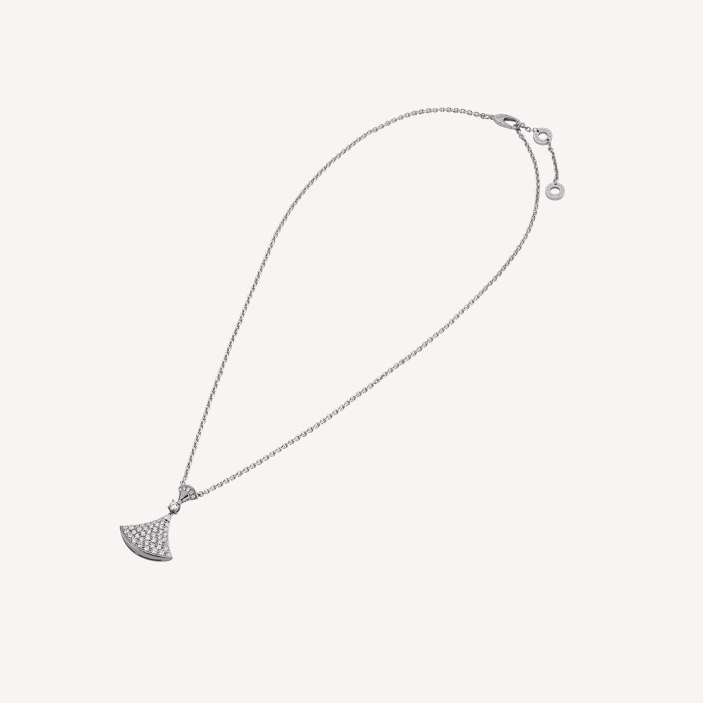 Bvlgari Dream Pave Diamond Necklace - 18K Gold
