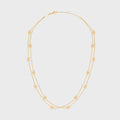 Celine Triomphe Pearl Double Necklace