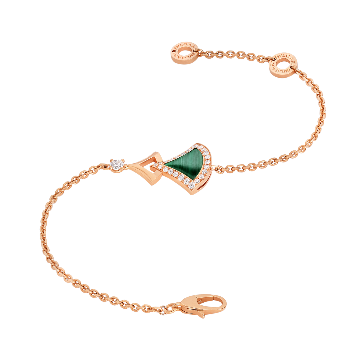 Bvlgari Dream Malachite Bracelet - 18K Rose Gold
