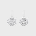Celine Triomphe Daisy Earrings - 18K White Gold