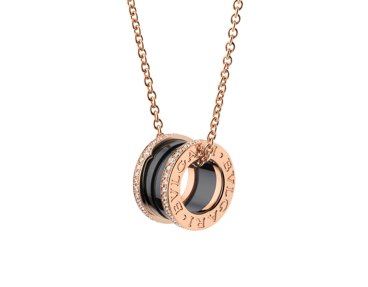 B.zero1 Edge Moissanite Necklace - 18K Gold