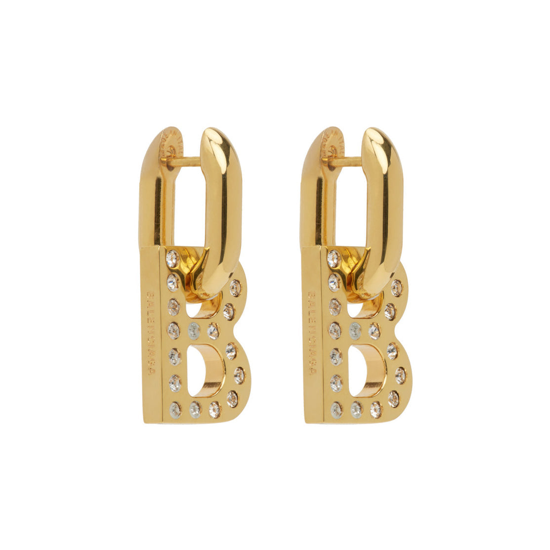Balenciaga Chain XS Earrings - 18K Yellow Gold