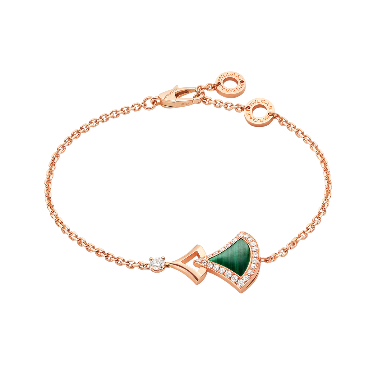 Bvlgari Dream Malachite Bracelet - 18K Rose Gold