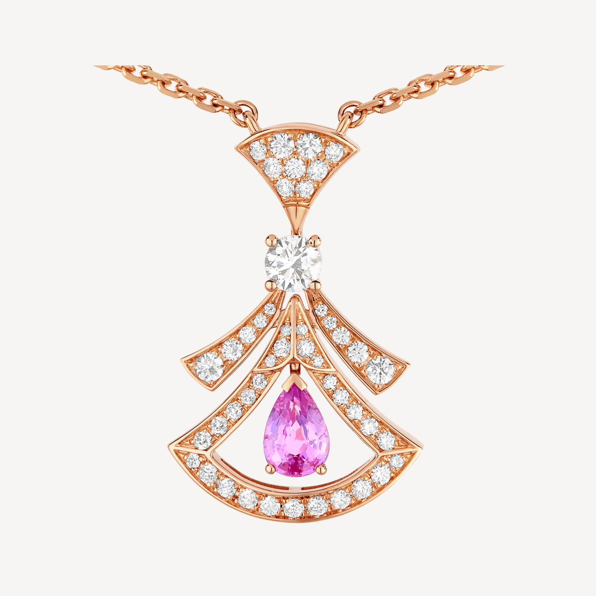 Bvlgari Dream Moissanite Necklace - 18K Gold