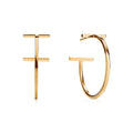 Tiffany Hoop Earrings - 18K Gold
