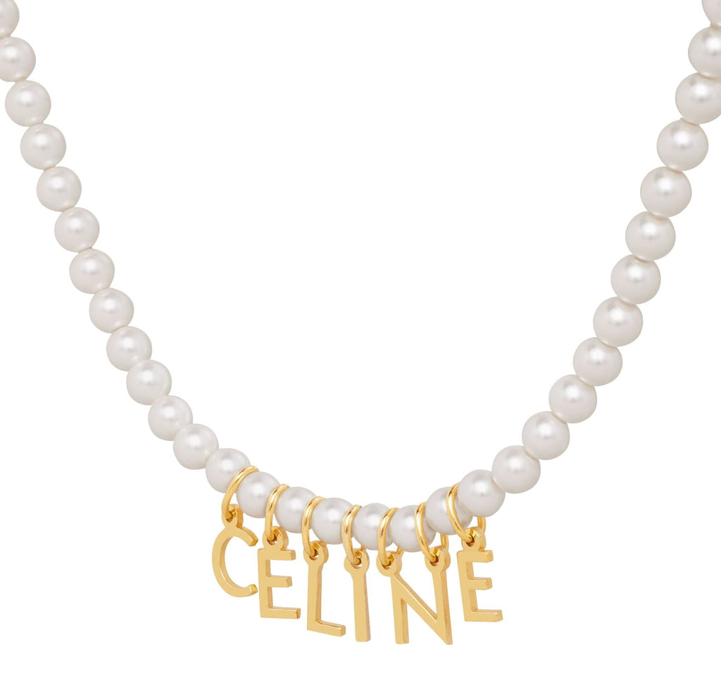 Celine Triomphe Paris Pearl Necklace