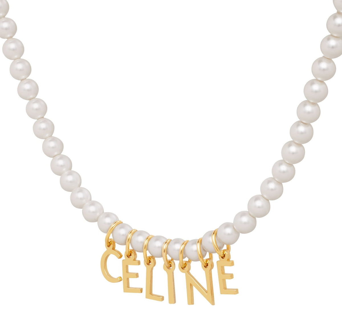 Celine Triomphe Paris Pearl Necklace