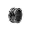 B.zero1 Black Ceramic Ring - 18K White Gold