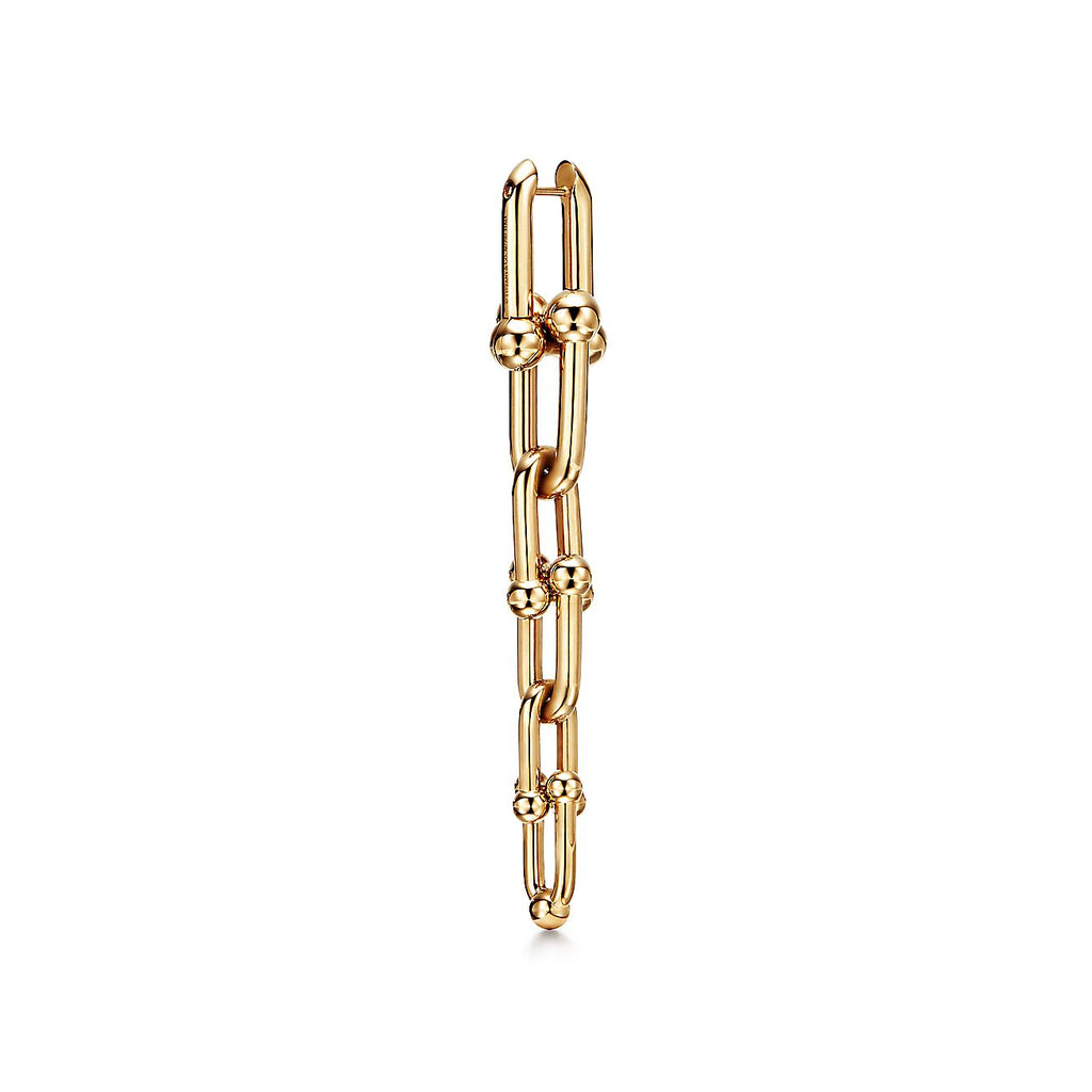 Tiffany HardWear Graduated Link Earrings - 18K Gold