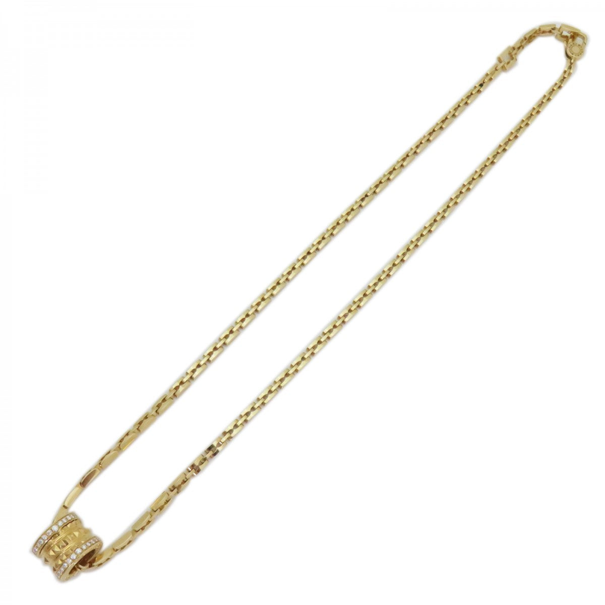 B.zero1 Diamonds Chain Link Necklace - 18K Gold