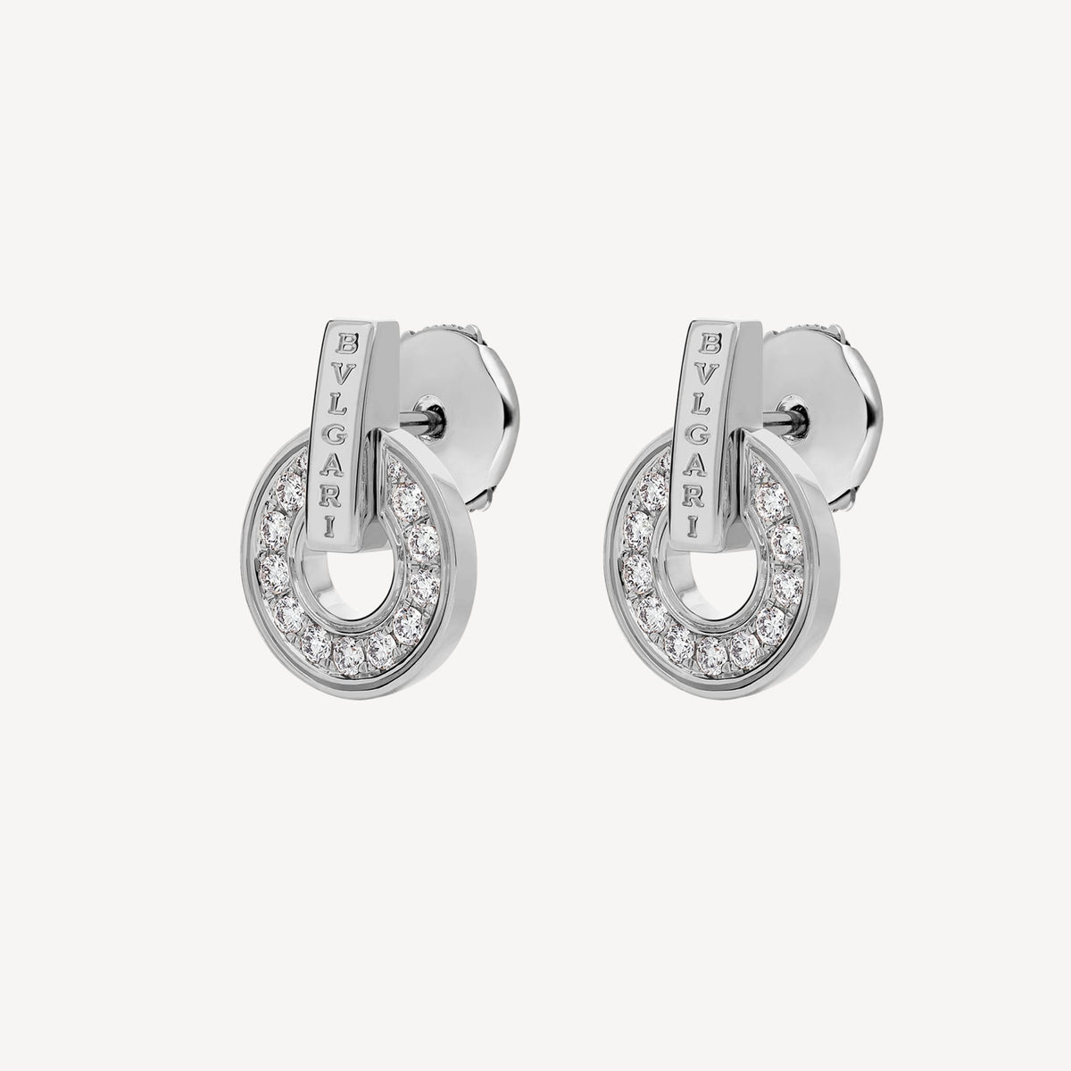 Bvlgari Earrings - 18K White Gold
