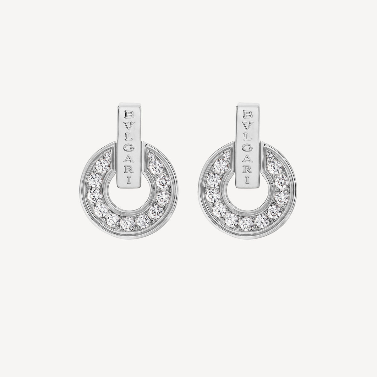 Bvlgari Earrings - 18K White Gold