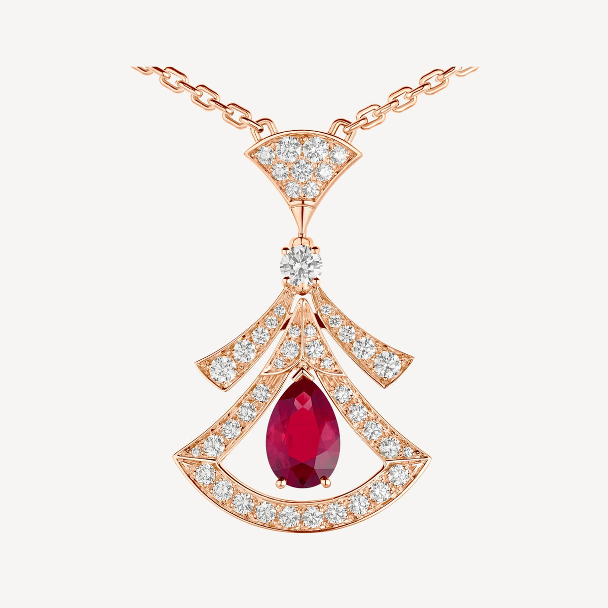 Bvlgari Dream Moissanite Necklace - 18K Gold
