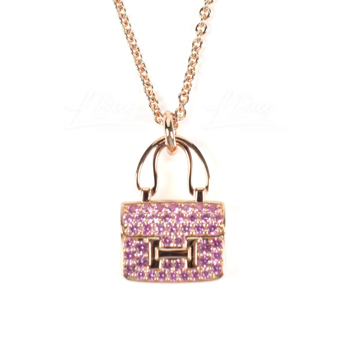Amulettes Constance Pink Diamonds Pendant Necklace