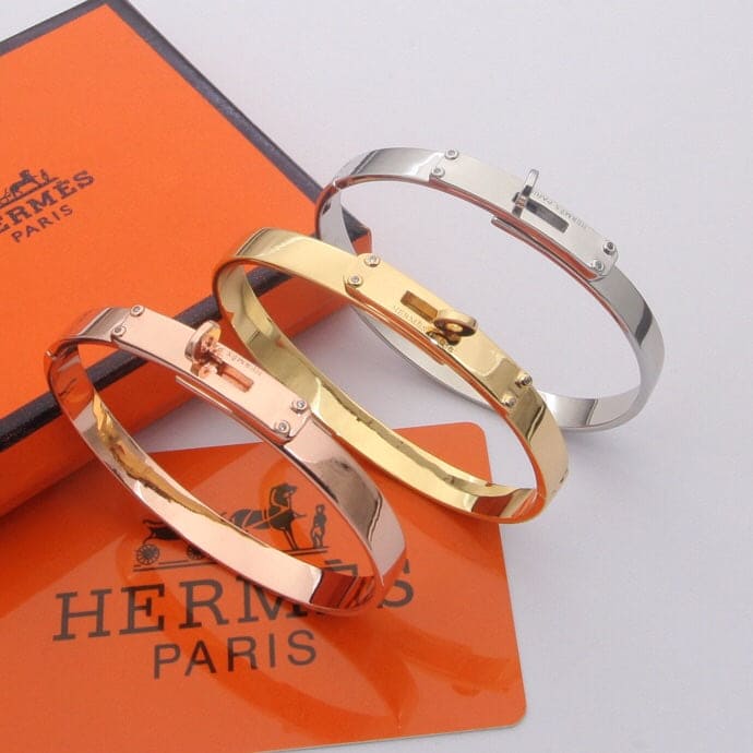 Hermes Kelly Bracelet - 18K White Gold