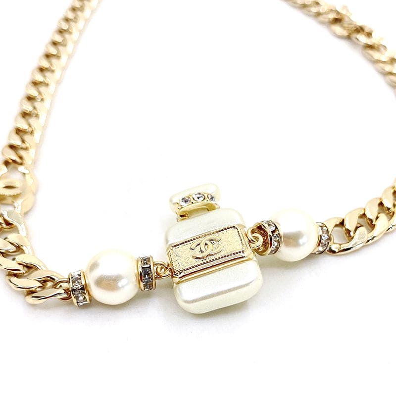 Chanel No. 5 Perfume Bottle Pendant Necklace