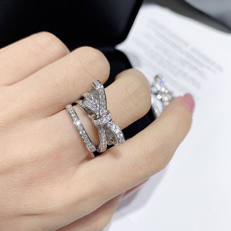 Chanel Diamonds Knot Ring - 18K White Gold