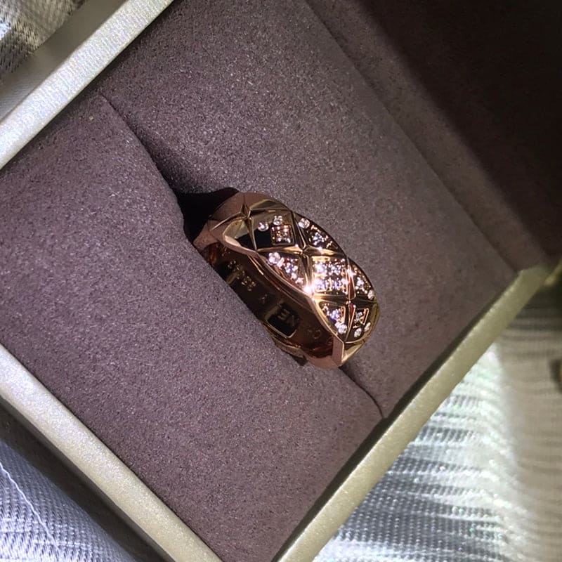 Chanel Coco Crush Diamond Ring - 18K Rose Gold