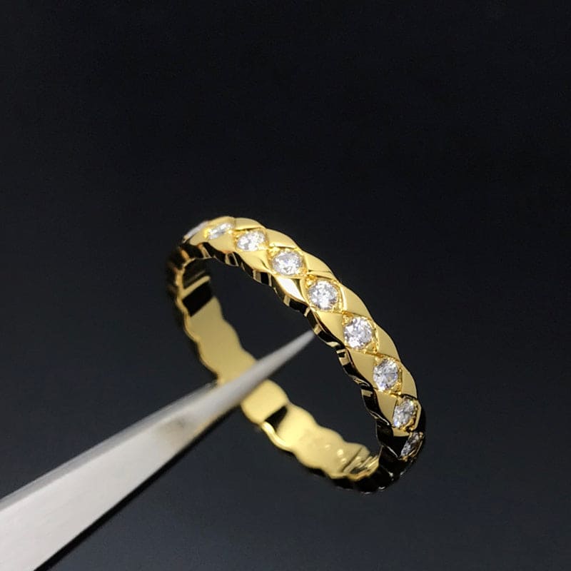 Chanel Coco Crush Mini Diamond Ring - 18K Gold