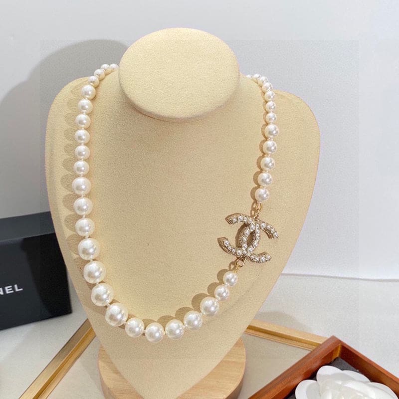 Chanel 100TH ANNIVERSARY Pearl Chain Necklace