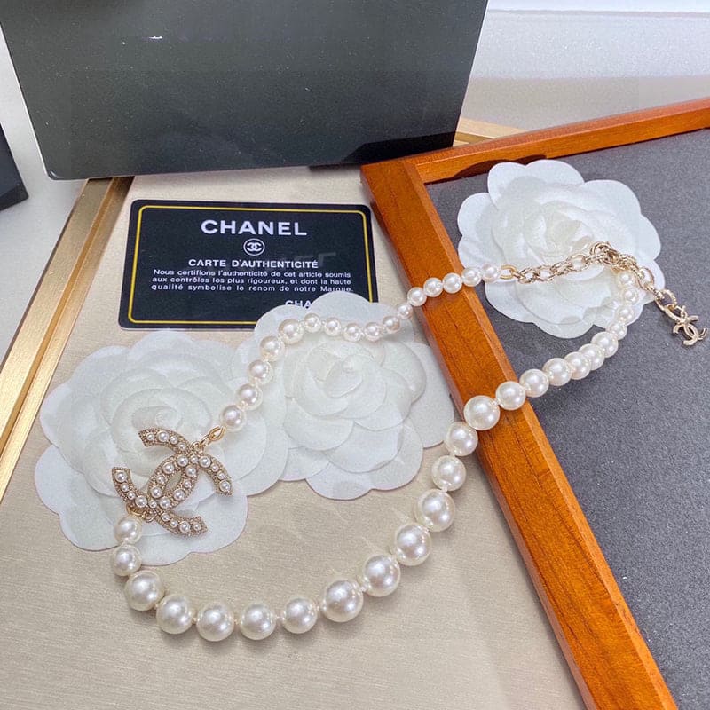 Chanel 100TH ANNIVERSARY Pearl Chain Necklace