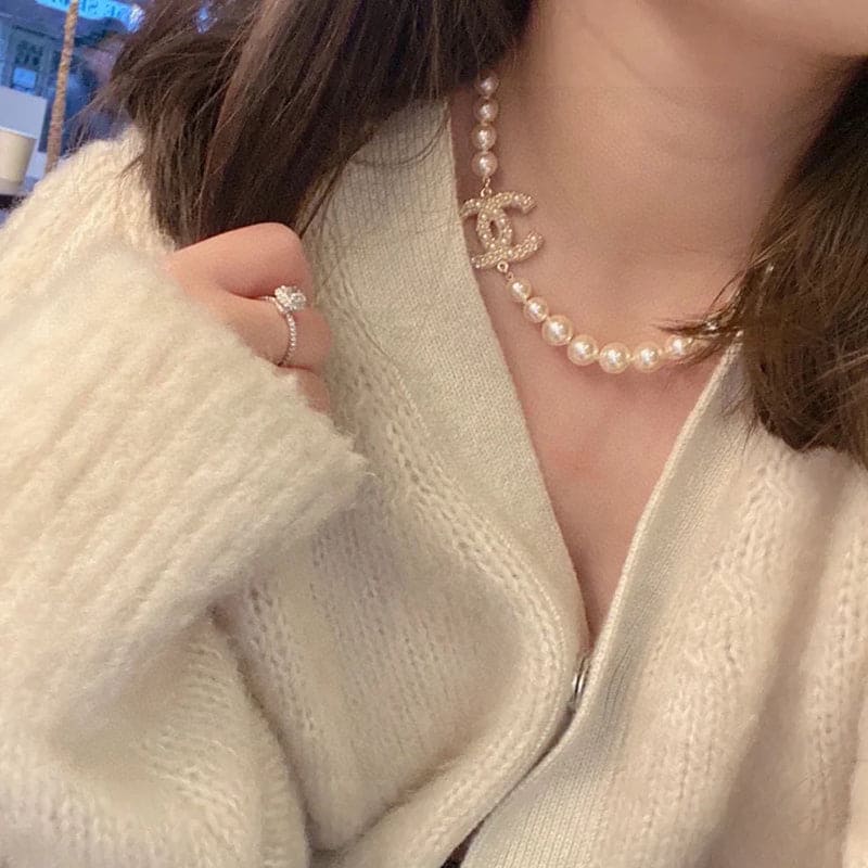 Chanel 100TH ANNIVERSARY Pearl Chain Necklace