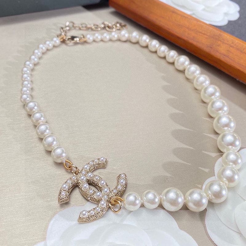 Chanel 100TH ANNIVERSARY Pearl Chain Necklace