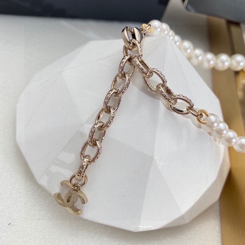 Chanel 100TH ANNIVERSARY Pearl Chain Necklace
