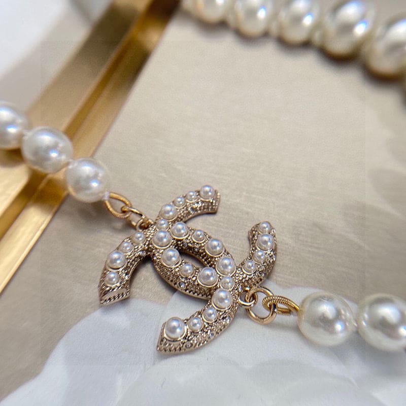 Chanel 100TH ANNIVERSARY Pearl Chain Necklace
