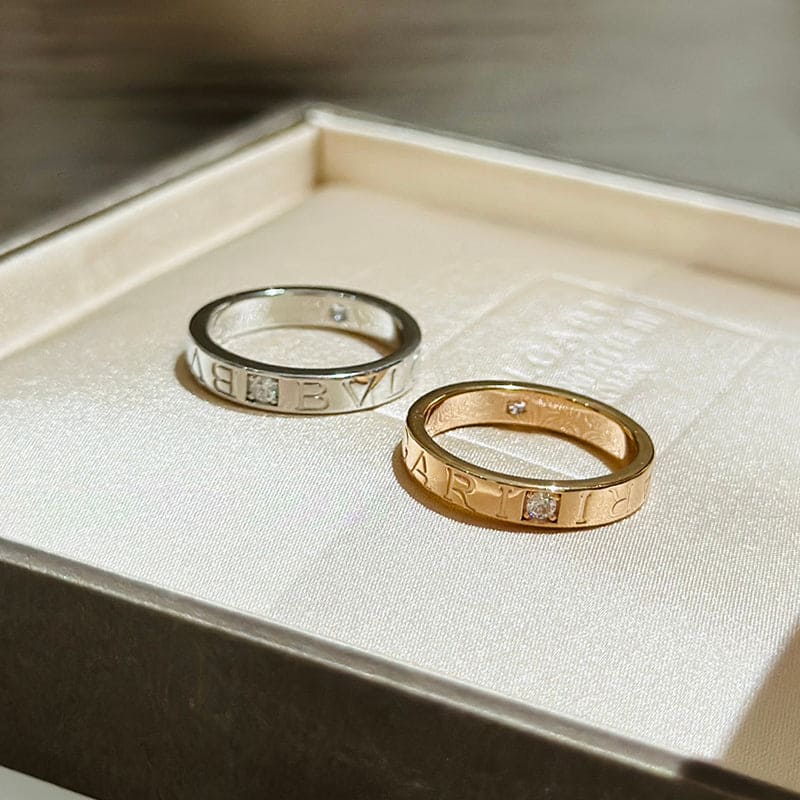 Bvlgari Diamond Ring - 18K Rose Gold
