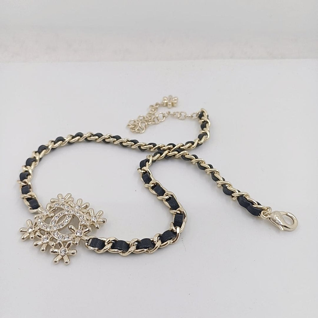 Chanel Lambskin Choker Necklace