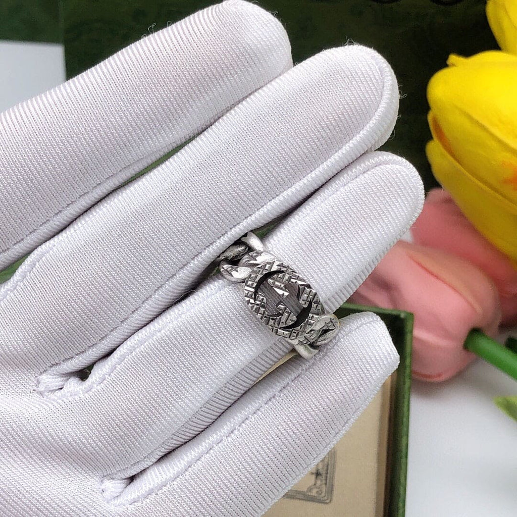 Gucci Double G Ring - 6 mm Width