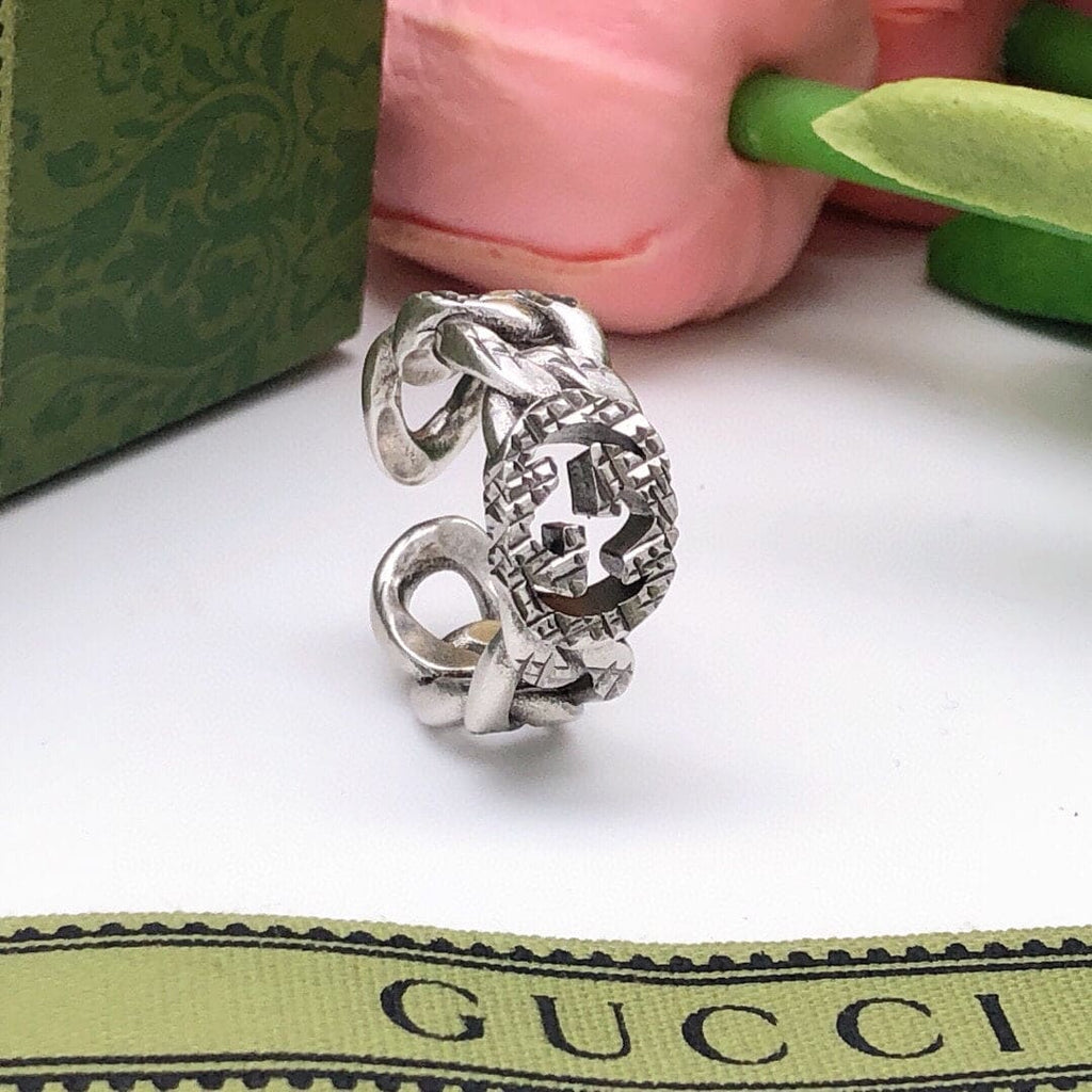 Gucci Double G Ring - 6 mm Width