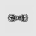 Gucci Double G Tiger Head Ring