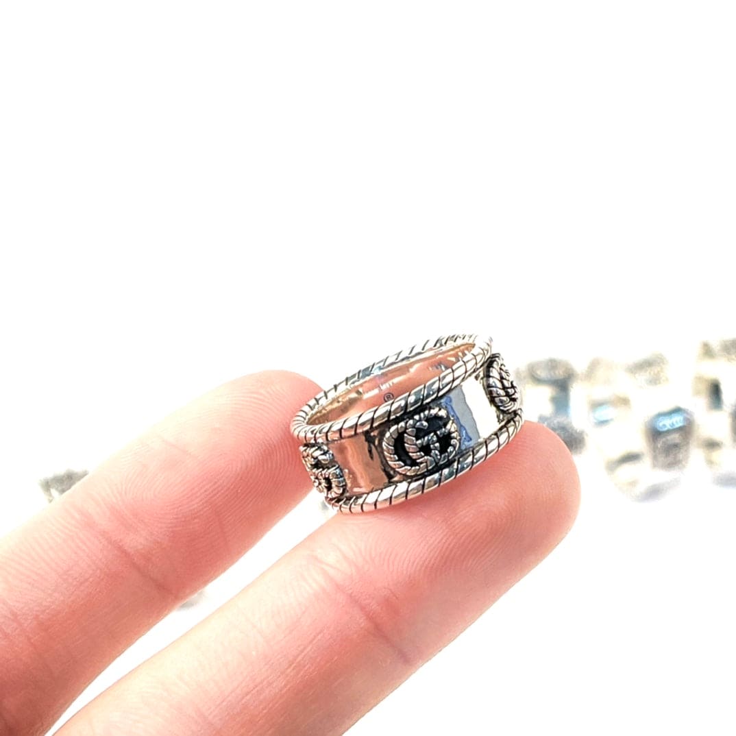 Gucci Double G Ring - 10 mm Width