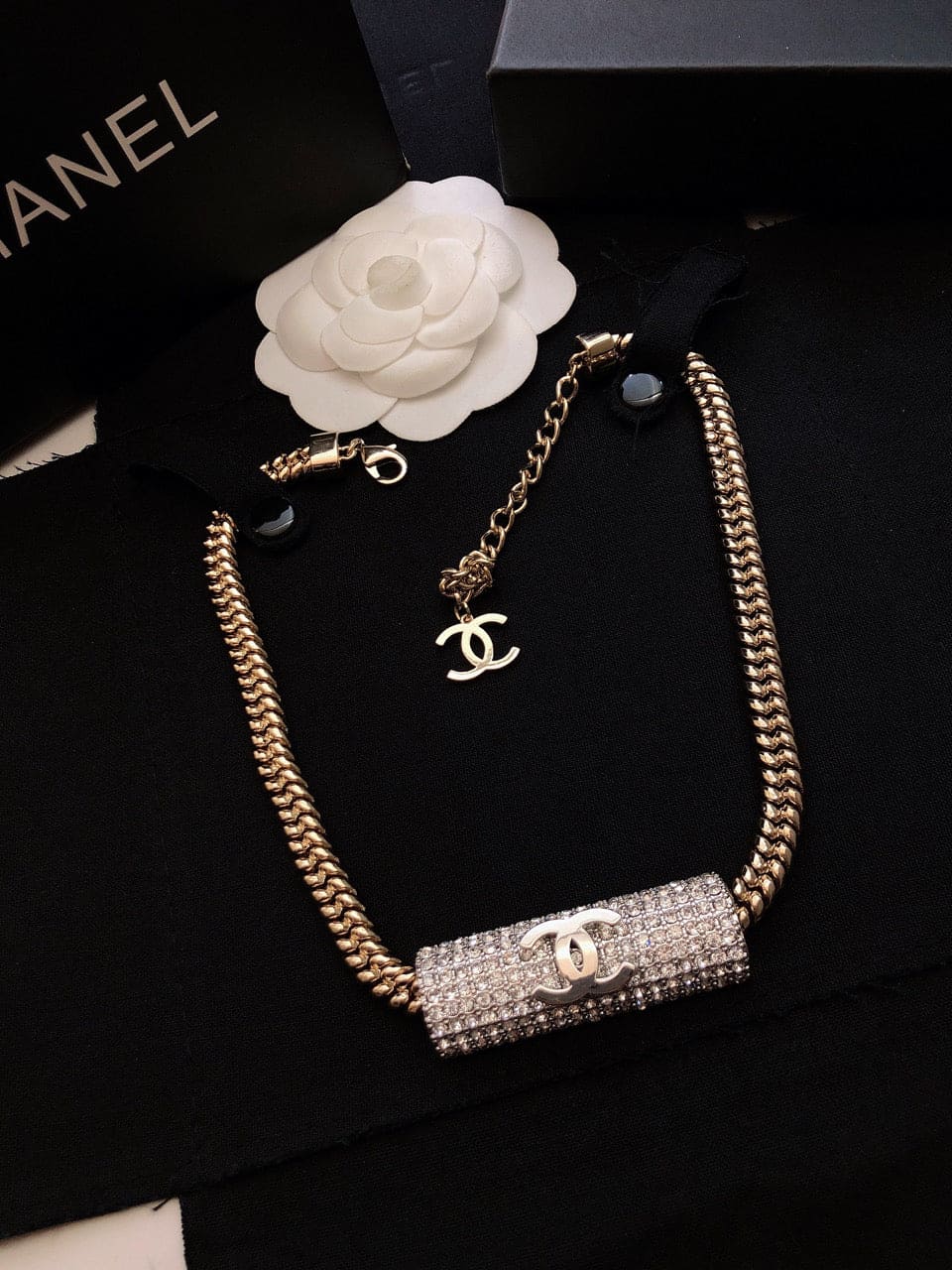 Chanel Diamonds Chain Necklace