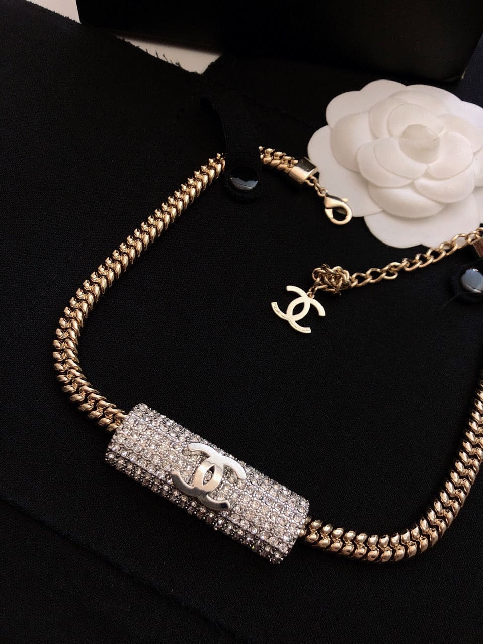 Chanel Diamonds Chain Necklace