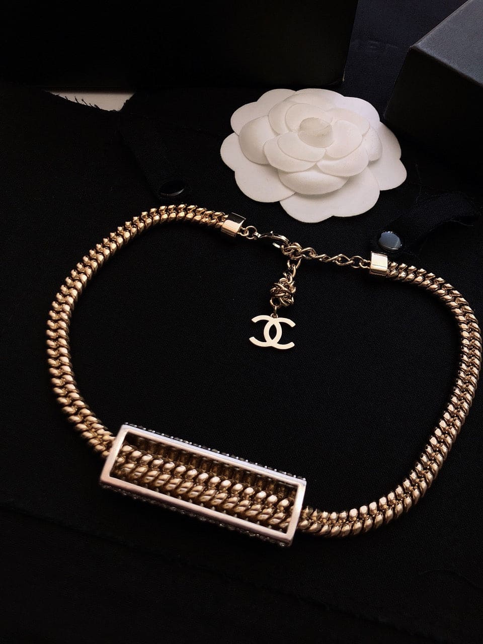 Chanel Diamonds Chain Necklace