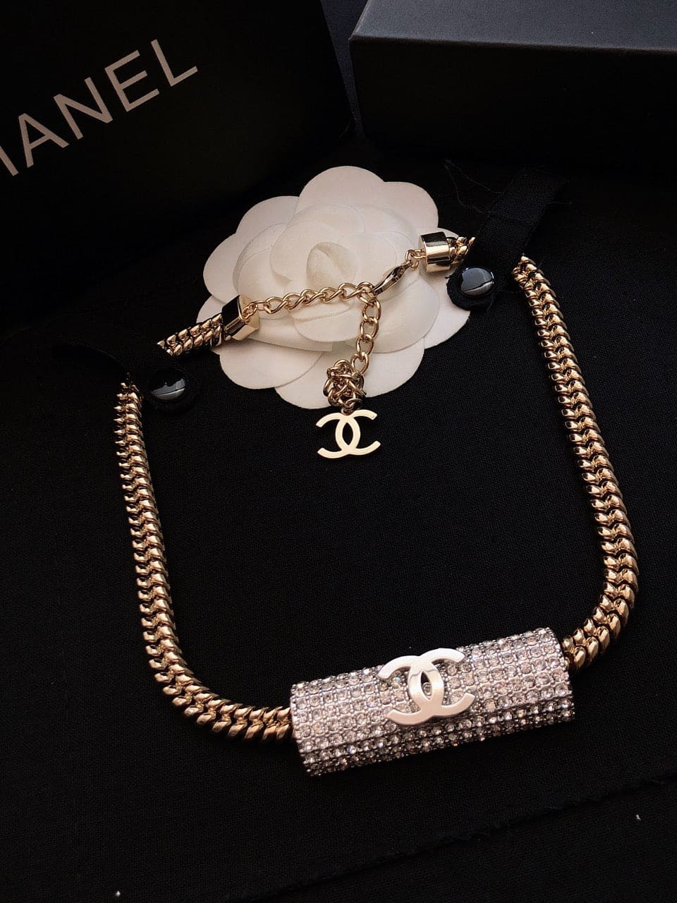 Chanel Diamonds Chain Necklace