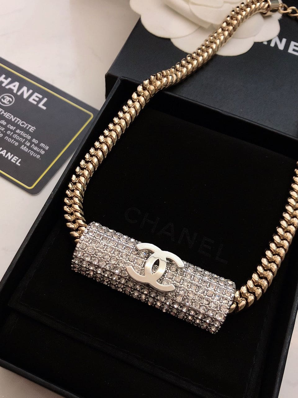 Chanel Diamonds Chain Necklace