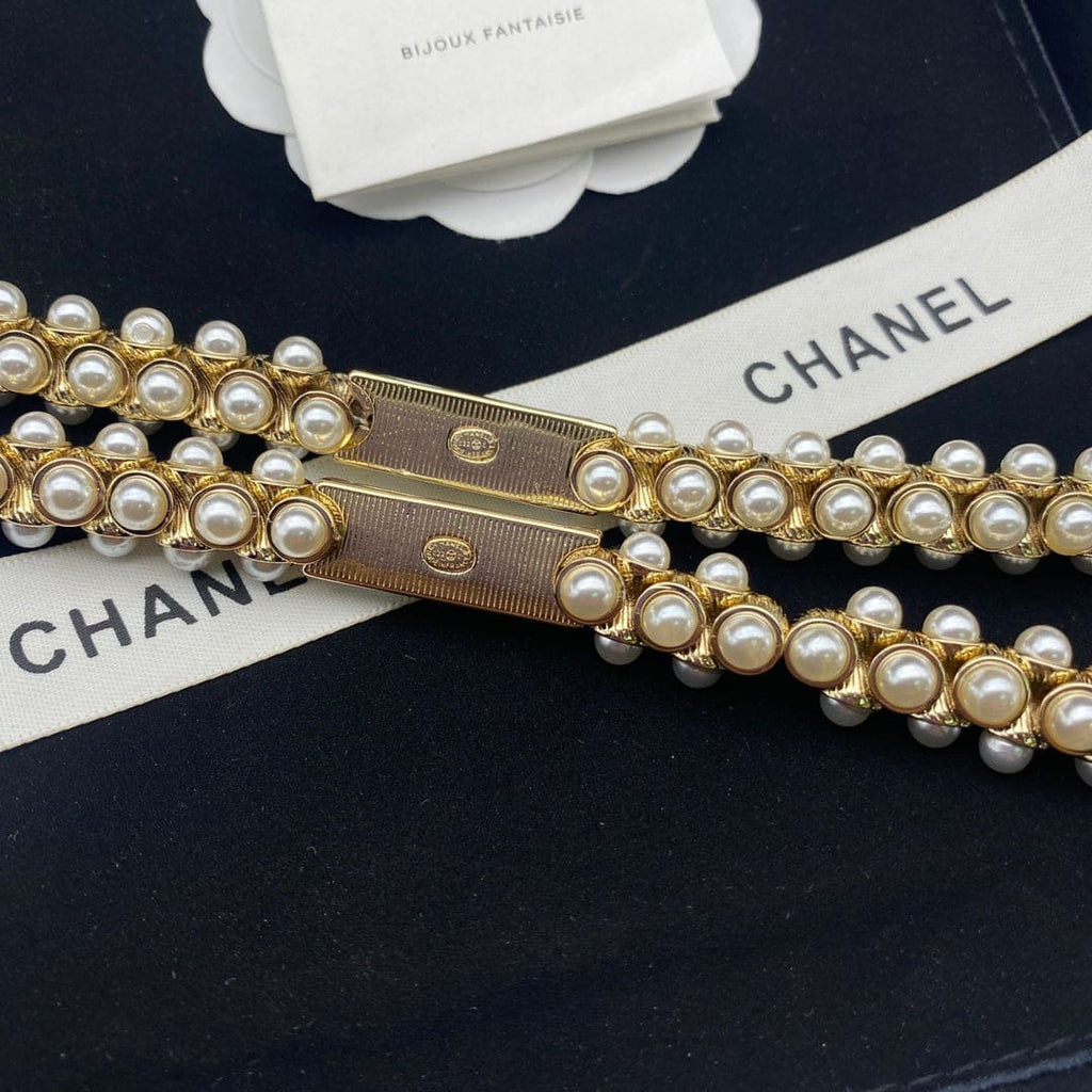 Chanel Pearls Chain Necklace