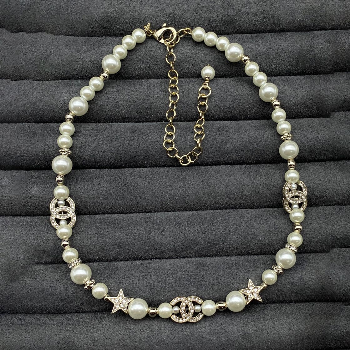 Chanel Pearls & Stars Necklace