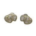 Chanel Heart Diamond Earrings - 1.8 cm Height - 18K Yellow Gold