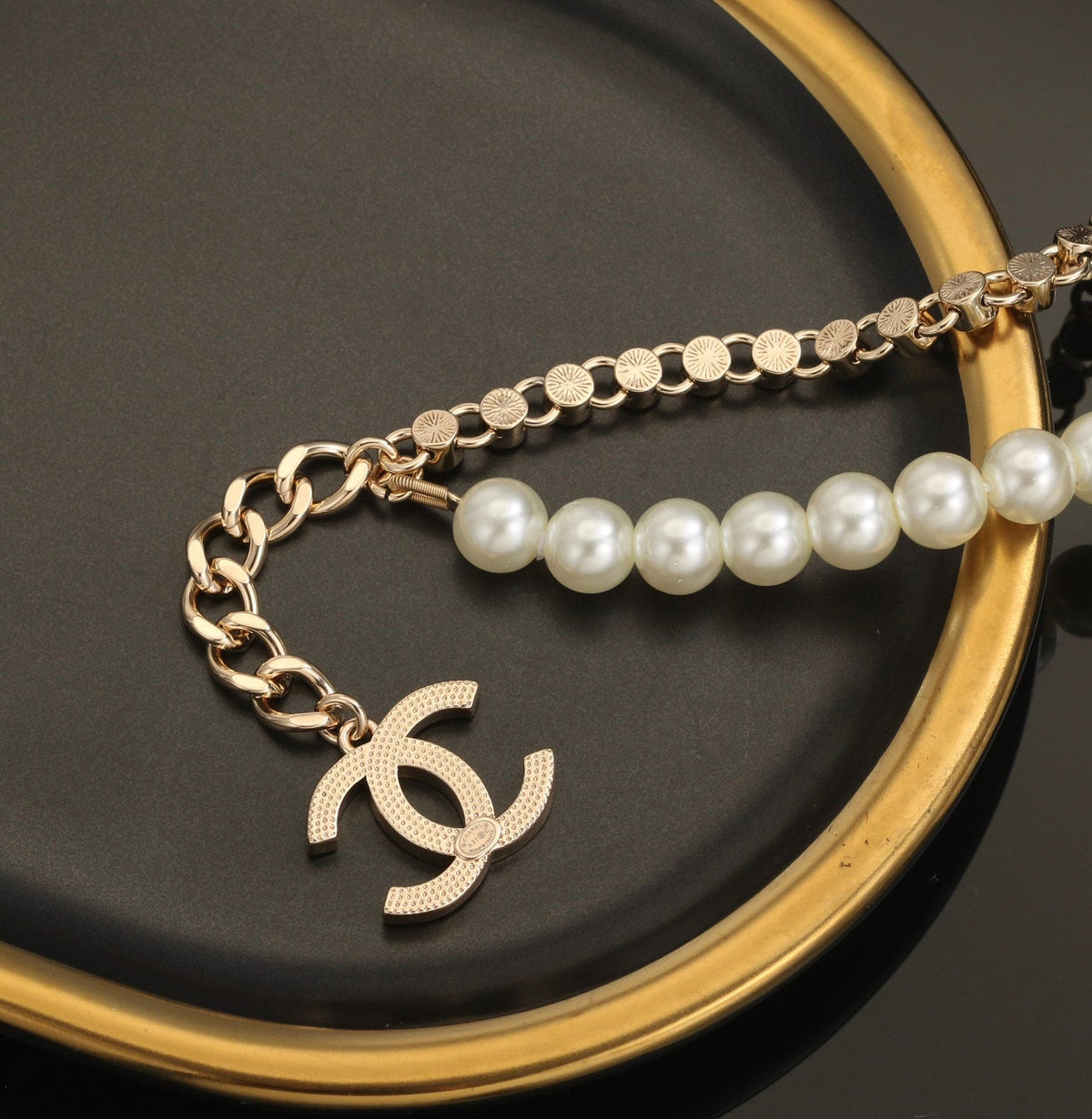 Chanel Pearls Chain Bracelet
