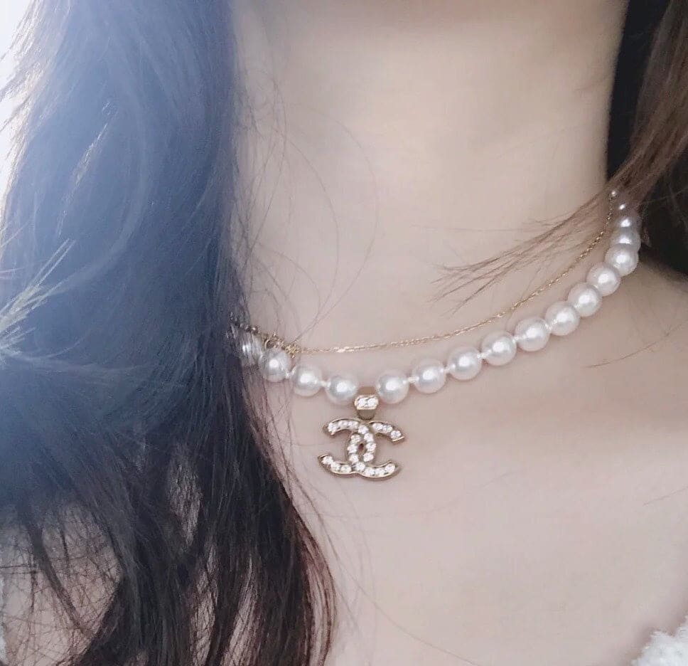 Chanel Diamonds Pearl Necklace