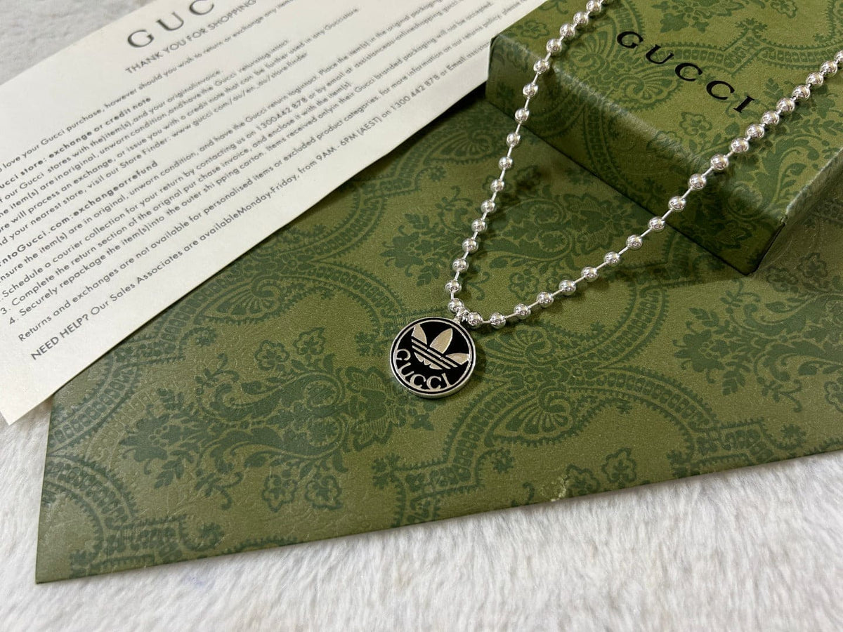 Gucci Double G x Adidas Pendant Boule Necklace