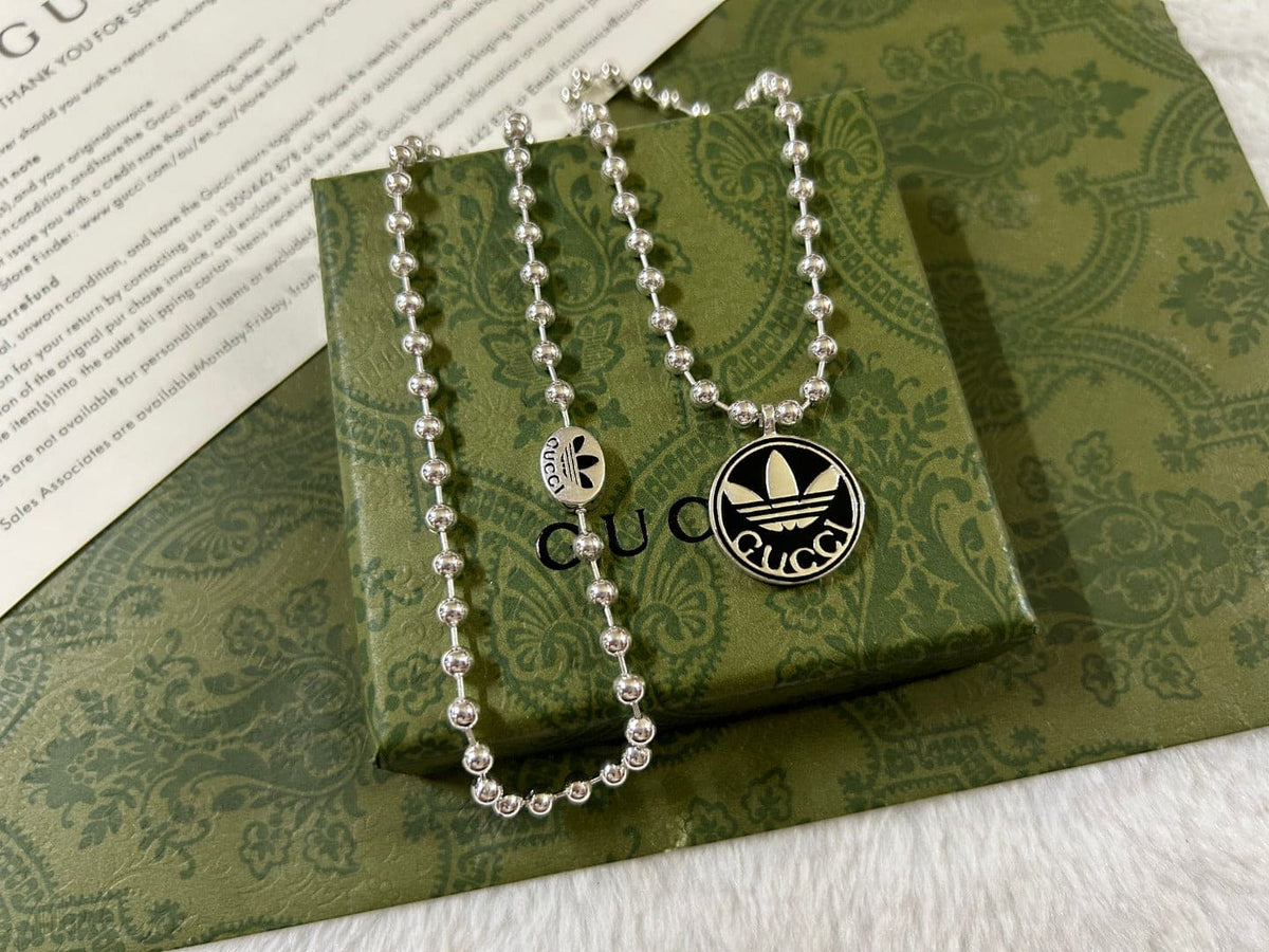 Gucci Double G x Adidas Pendant Boule Necklace