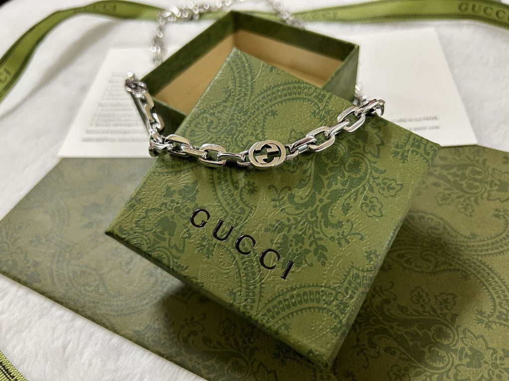Gucci Double G Interlocking G Chain Necklace